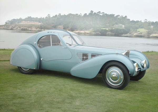 Bugatti Type-57SC Atlantic выпуска 1936 г.