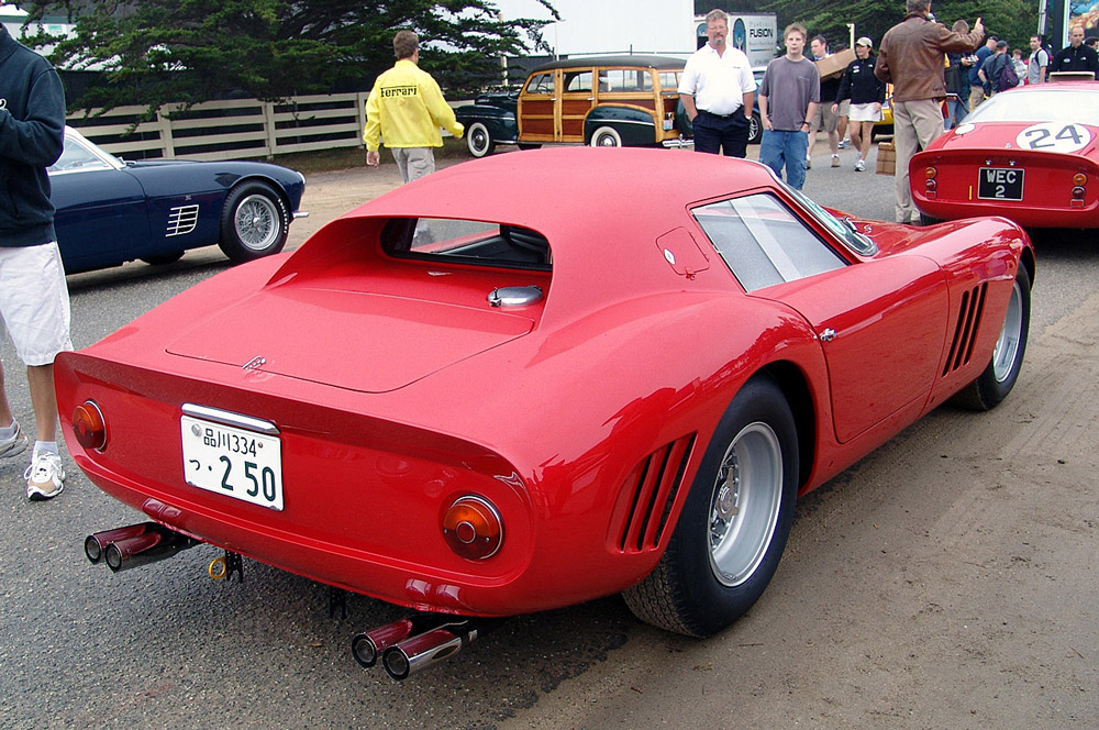 Ferrari GTO 250 - вид сзади