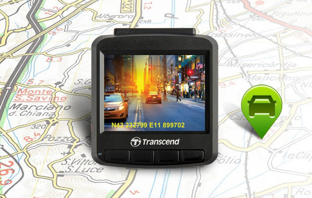 Видеорегистратор DrivePro 220 оснащён модулем GPS