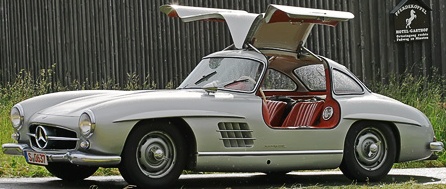 Знаменитое купе «крыло чайки» — Mercedes 300 SL Gullwing - не имело аналогов во всём мирe