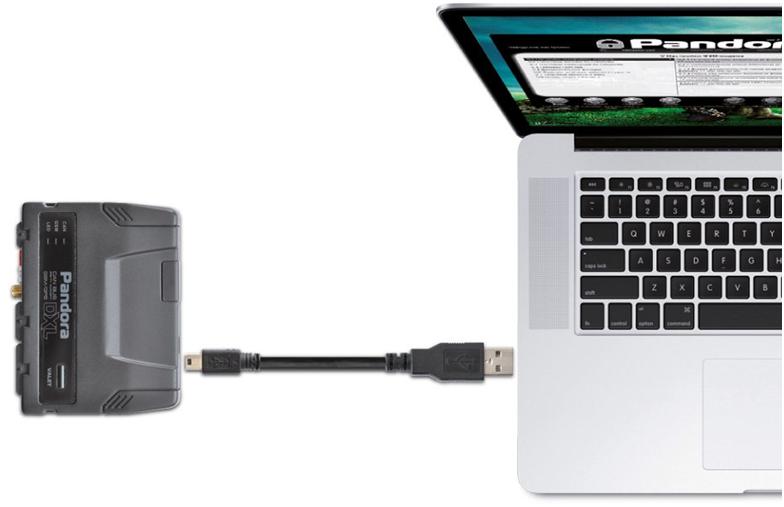 Подключение сигнализации через USB к ноутбуку