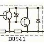 схема транзистора - BU941