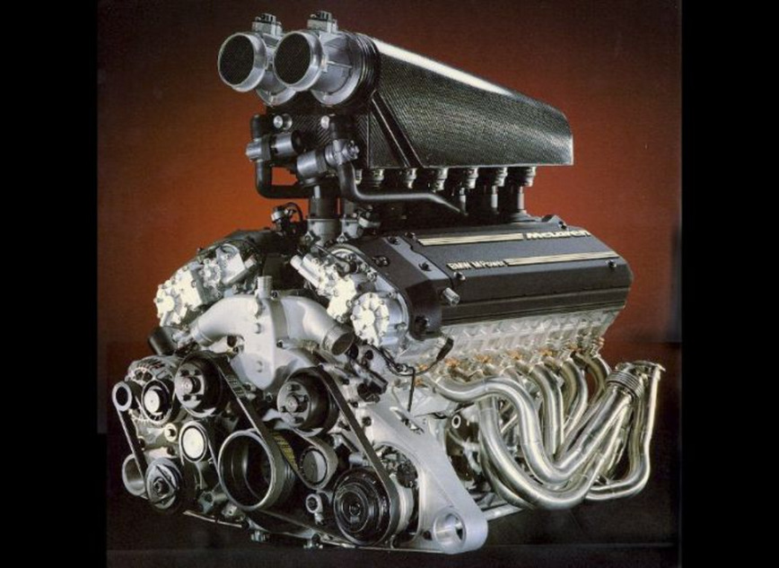 BMW S70/2 v12, двигатель, мотор