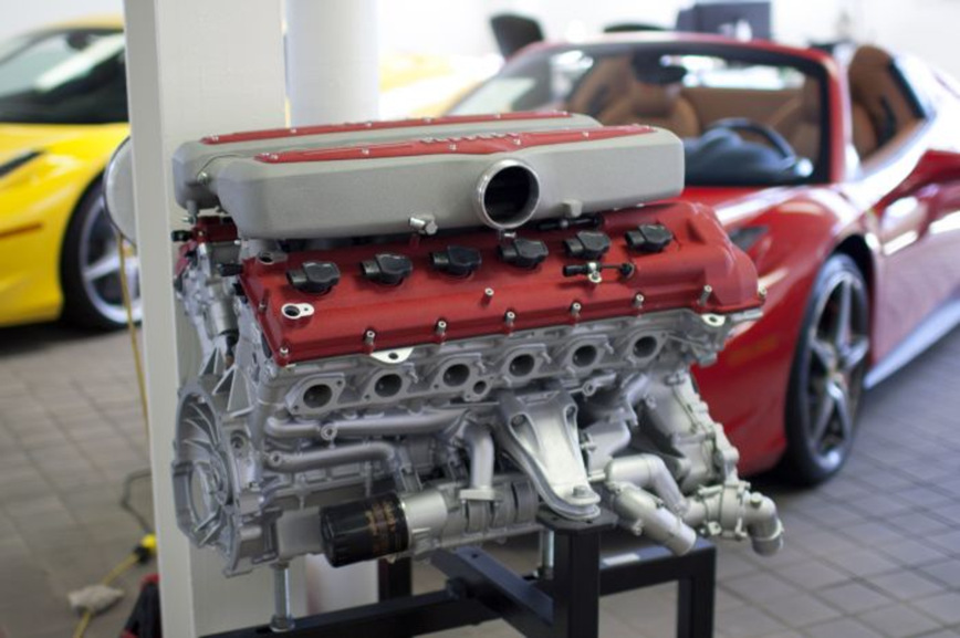 Ferrari F140 v12, двигатель, мотор