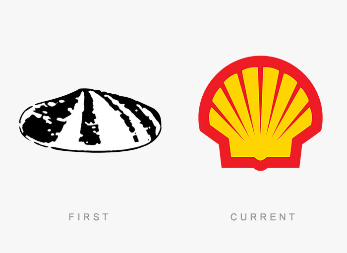 21. Shell бизнес, логотипы, тогда и сейчас, фирмы