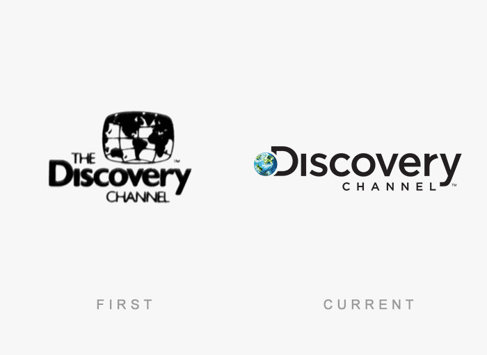 19. Канал Discovery бизнес, логотипы, тогда и сейчас, фирмы