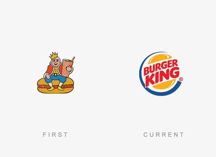 23. Burger King бизнес, логотипы, тогда и сейчас, фирмы