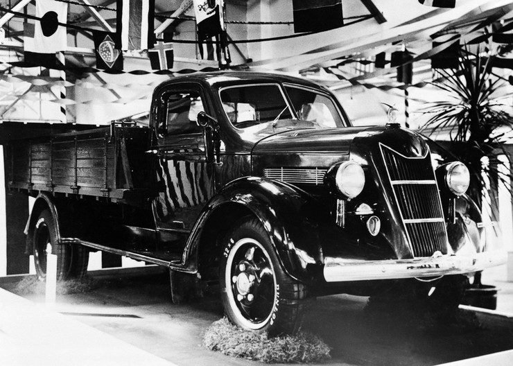Это первый грузовик Toyota — модель G1 1935 года. авто, история, тойота, факты