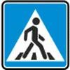 Дорожный знак пешеходный переход в ПДД