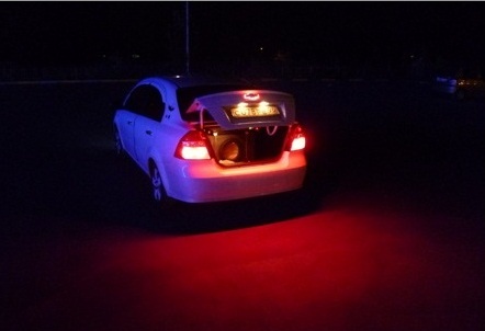 Подсветка крышки багажника светодиодной лентой