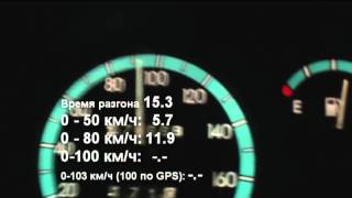 Daewoo Matiz 0.8, разгон 0-100 за 18.1 по спидометру