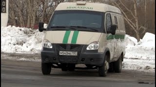 Инкассаторская и учебная машины столкнулись в Хабаровске.MestoproTV