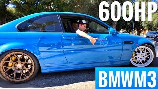 Буксуем на BMW M3 E46 3.7 TURBO 600 сил в Лос-Анджелесе!) Новый тест-обзор из Ghost Motorsports!)