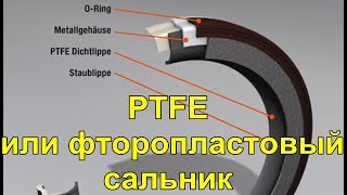 Установка фторопластового сальника PTFE