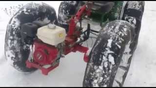 снегоход из мотоблока