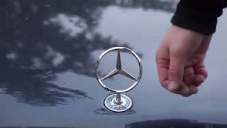 Установка Эмблемы на Мерседес. Installing the Emblem on the Mercedes