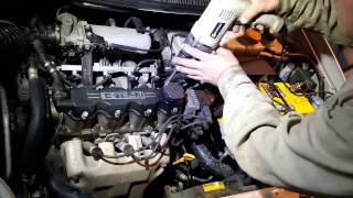 Chevrolet Aveo, выявление и устранение течи масла двигателя Часть 1