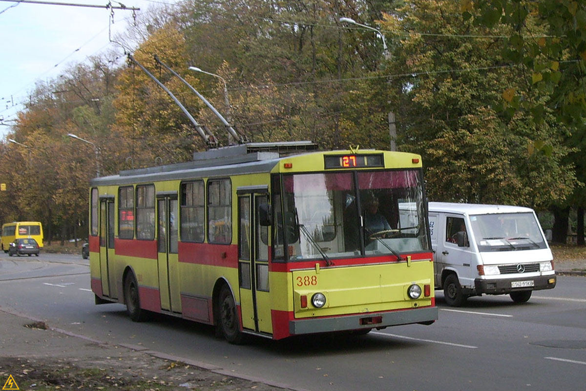 Троллейбусы, которые ездили в Киеве