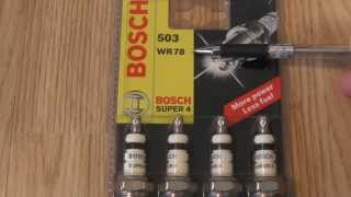 Свечи зажигания BOSCH 503 WR 78 Super 4 краткий обзор