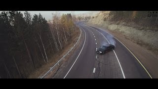 Mountain drifting in Russia by G.B. Toyota Chaser 1JZ-GTE
