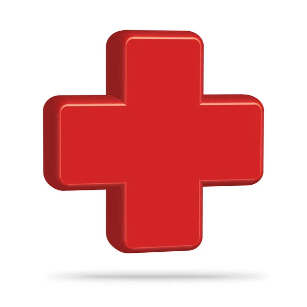 Красный Крест чрезвычайной медицинской помощи — стоковое фото