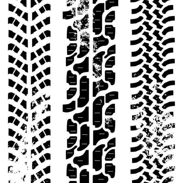 Внедорожные шины следы — стоковый вектор