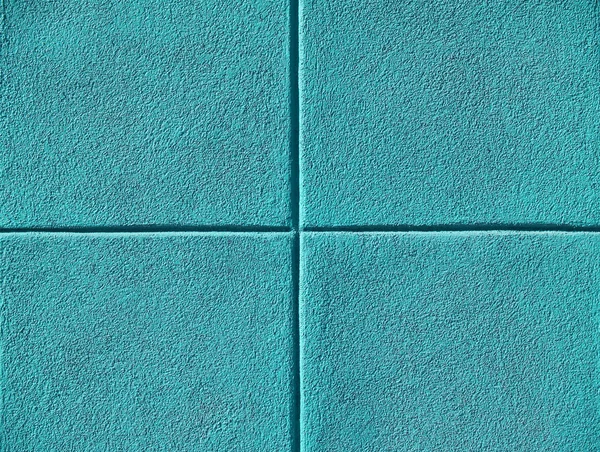 Четыре чирка или вода синие квадраты на конкретной стене, powerpoint фон и пространство копии — стоковое фото
