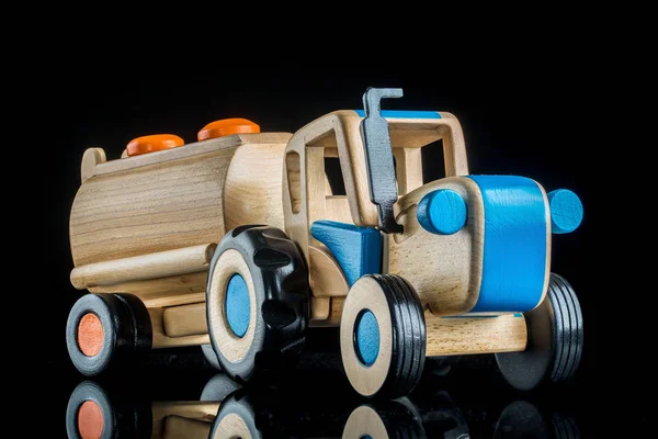 Деревянная игрушка плоскости — стоковое фото